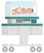 Modern equipment - nicu incubators ventilators real-time monitors apollo jbp hospitals jabalpur